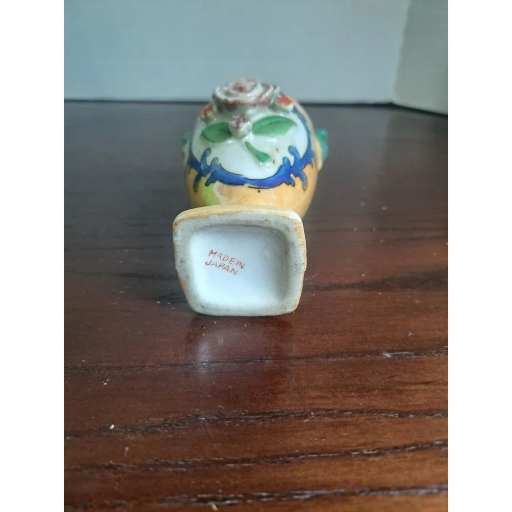 Vintage Floral Lusterware Small Vase Made In Japan